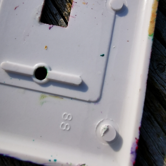Handpainted Plastic Light Switch Plate - Picture 7 of 12